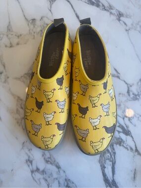 Western Chief Yellow Rubber Slip-On Clog